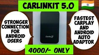 Carlinkit 5.0 @Rs.4000/- (2air) Upgrade Your Car to Wireless CarPlay and Android Auto