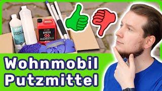 WOHNMOBIL putzen  REINIGUNG und PFLEGE am Camper!