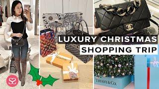 LUXURY CHRISTMAS SHOPPING SPREE in HARRODS (Buying the last few gifts I need + Wrapping & Chat!)