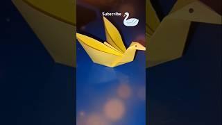 cute paper swan tutorial craft #art #drawing #diy #trending #craft #shorts #vairalshort #easy #swan