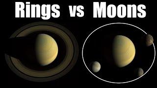 Rings vs Moons: The Roche Limit