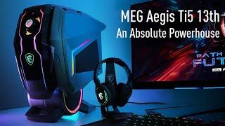 MEG Aegis TI5 13th - An Absolute Powerhouse | Gaming Desktop | MSI