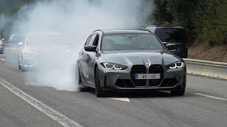 Nürburgring Chaos Tankstelle, Crazy Drivers & Highlights 18/08/2024 - Drifts, Burnout, Powerslides