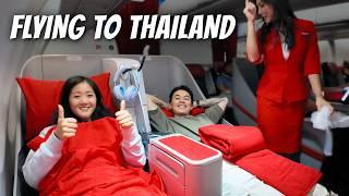 Flying CHEAPEST Business Class to Thailand (Lie-Flat Luxury on a Budget!)