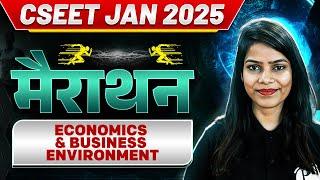 Economics & Business Environment Marathon| CSEET Jan 2025