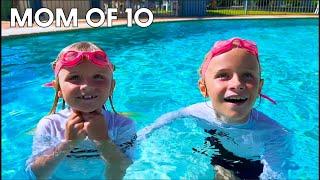 At the Pool with MUM + Family Vlog | MUM OF 10