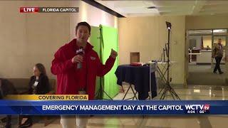 WCTV’s First Alert Weather Team takes part in Emergency Management Day at the Florida Capitol