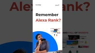 Alexa Rank - The Tool That Ranked Every Website's Popularity #shorts #AlexaRank #DigitalMarketing