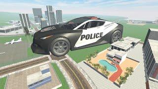 Franklin Found Giant Police Car in Indian Bike driving 3D