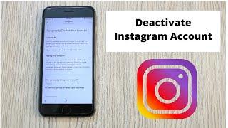 How to Deactivate Instagram Account on iPhone