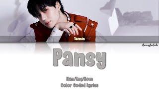 TAEMIN (태민) – Pansy (Color Coded Han/Rom/Eng)