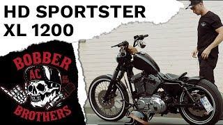 HARLEY DAVIDSON SPORTSTER XL 1200 BOBBER | CUSTOM EXHAUST | BOBBERBROTHERS | CUSTOM BUILT MOTORCYCLE