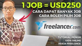 KERJA FREELANCE MUDAH | Tutorial Freelancer.com | Buat duit Online tanpa modal