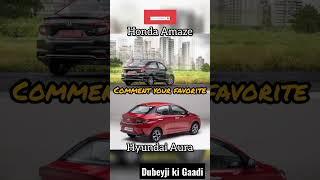 Honda Amaze better than Hyundai Aura?? | Value for money sedan ?? #aura #amaze