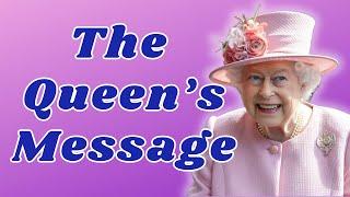 A VERY SPECIAL MESSAGE FROM QUEEN ELIZABETH FOR THE ROYAL FAMILY.