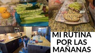 Mi Rutina de Todas la Mañanas\\ que le pongo a mi jugo verde\\Preparando el Lunch para la escuela