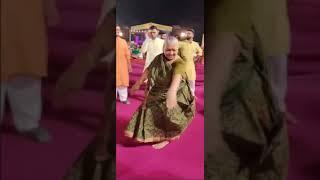 80 years old guju grandma doing garba