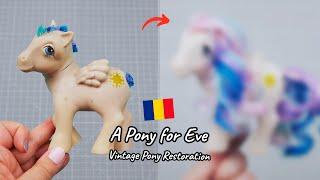 Restoring Evelyn's Vintage Little Pony (MLP G1 Starshine Austria/Germany/Romania)