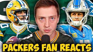 Packers Fan Reacts To Losing To Lions