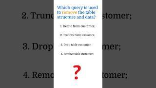 SQL Quiz 5 | Oracle SQL Quiz | SQL interview questions and answers