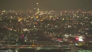 ライブ配信・夜景がきれい！あべのハルカス・大阪の夜景/JAPAN NIGHT VEW /Live streaming and beautiful night view! Osaka,Japan