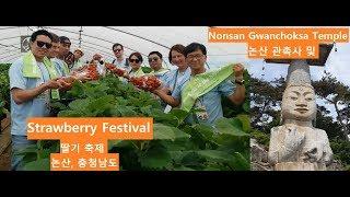 Nonsan Gwanchoksa Temple and Strawberry Festival