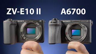 Sony ZV-E10 II vs Sony A6700