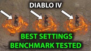 Diablo 4 Season 5 - BEST SETTINGS Benchmark Tested