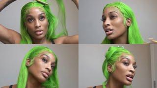 EASY Green Wig Install Tutorial + Tips For Beginners | Roz Verde