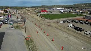 North Main St. Time Lapse Construction Video - North Sheridan Interchange Project