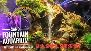 Aquarium sandfall/under water sand fountain by @maarinaaqua #trendingvedio #viral #youtubeshorts