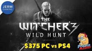 PC Vs PS4 - Can a $350 PC With 4GB of RAM Play The Witcher 3 - The Wild Hunt?