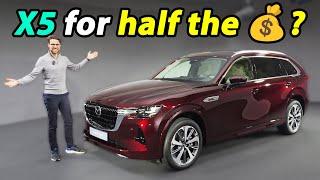 Mazda CX-80 premiere REVIEW - can this CX90 brother challenge a BMW X5?