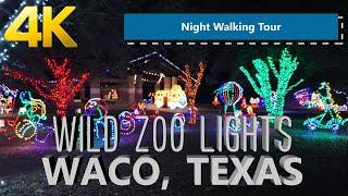 Waco Zoo Lights! 4K Walking Tour; Waco, Texas #christmas #christmaslights2024 #zoolights