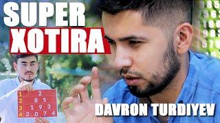 Super xotira egasi Davron Turdiyev Bu hammaning qo'lidan keladi