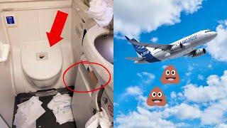 Azafata REVELA lo que AEROLINEAS no quieren que SEPAS - DESECHOS DEL BAÑO!