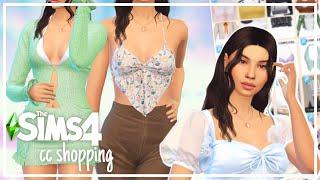 CC SHOPPING for The Sims 4️ | FAV Alpha CC Creators: Hair + Clothes + Shoes & MORE