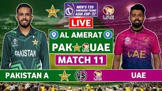 Emerging T20 Asia Cup 2024 Live: Pakistan vs United Arab Emirates Live | PAK vs UAE Live Commentary