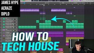 Making a tech house remix from start to finish