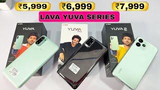 LAVA Yuva Series  Lava YUVA  Lava YUVA Pro  Lava YUVA 2 Pro  Unboxing and compasrion 