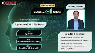 Ksolves is the Gold Sponsor of the Global AI Show in Dubai!