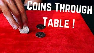 Michael Rubinstein, Coins through table Trick !