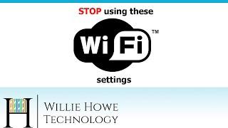 Stop Using These WiFi Settings