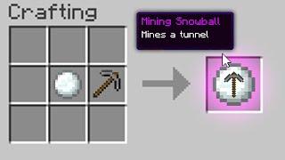 Minecraft, But There Are Custom Snowballs...