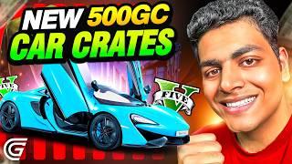 I Spent 500 GC On New Car Crates | New Update Car Crate Openings