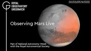 Observing Mars Live - National Astronomy Week