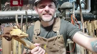 Carve a Walking Stick,  woodcarving