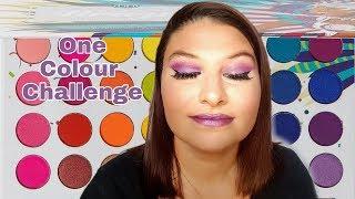 THE VIOLET MAKEUP CHALLENGE | COLLABORATION WITH ASHLY BRITTON | VALERIE DISON