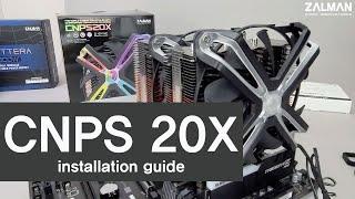 Introducing the new air cooler, CNPS20X, from Zalman Tech