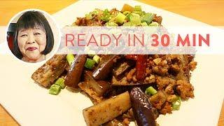 Chinese Eggplant with Pork | Ready in 30 Minutes |  Linda Anusasananan